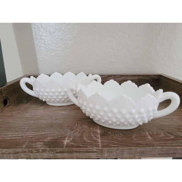 Fenton Other - Fenton hobnail milkglass nut dish